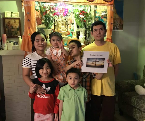 Gospel with Buddhist family